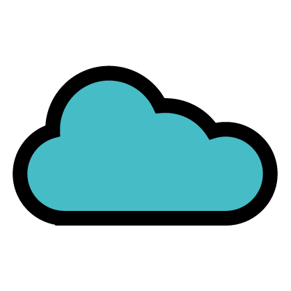 Cloud icon to signify wind quality
