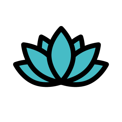 Flower icon to signify flower as Water Lily